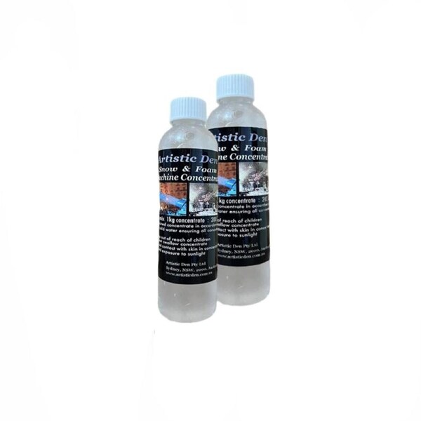 SNOW MACHINE FLUID 500ml Concentrate Makes 100 Litres Foam Machine Fluid