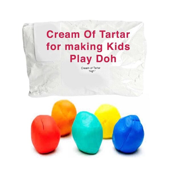 Australian Made Cream of Tartar for making Kids Playdough Play-doh 1kg