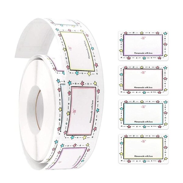 Colour Border Name Label Category Tag Sticker Adhesive Office Organization