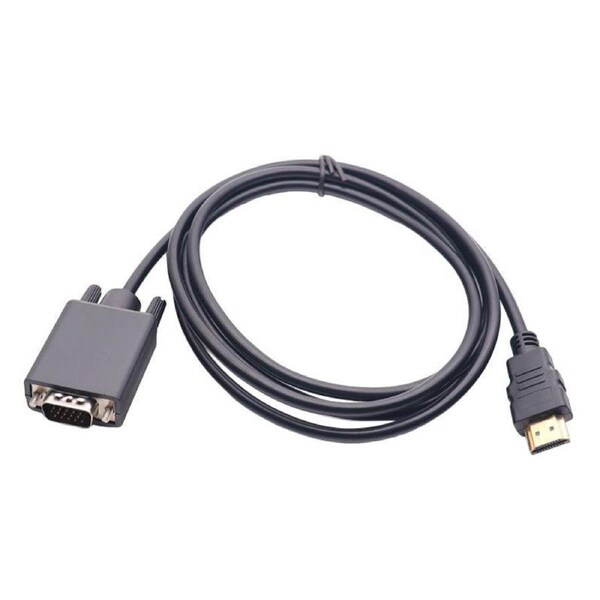 1.8m 1080P HDMI to VGA Gold Plated Adapter Cable for HDTV HD LCD