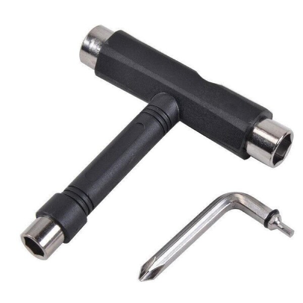 Roller Spanner Tool Skate T-Type Wrench Longboard Skateboard Screwdriver Mini