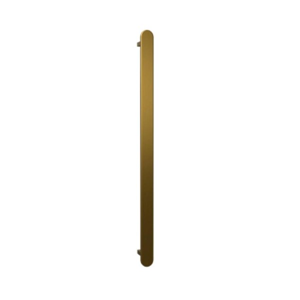 HOTWIRE Hotwire Vertical Heated Towel Rail Low Voltage - Single Flat Bar (H900mmxW50mm) - Brushed Gold