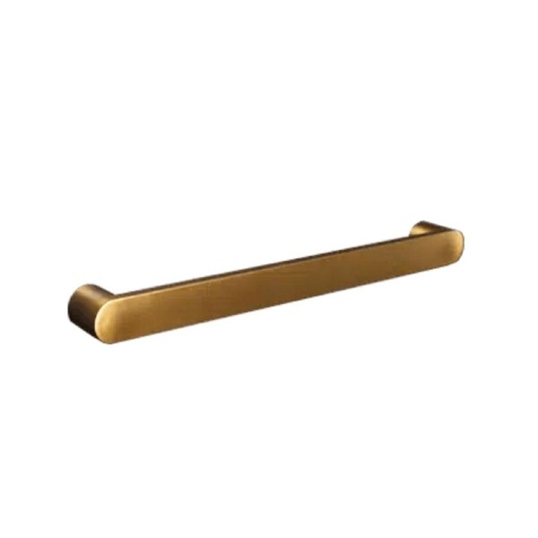 HOTWIRE Hotwire Heated Towel Rail Low Voltage - Single Flat Bar 600mm Wide - Brushed Gold