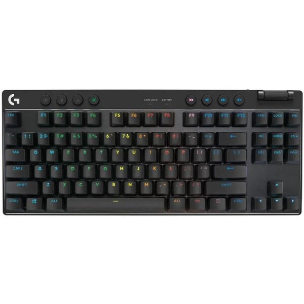 Logitech G PRO X TKL LIGHTSPEED Gaming Keyboard Black
