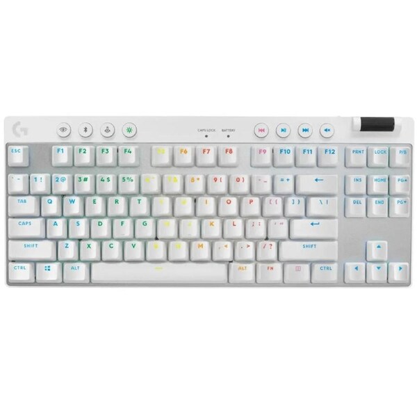 Logitech G PRO X TKL LIGHTSPEED Gaming Keyboard White