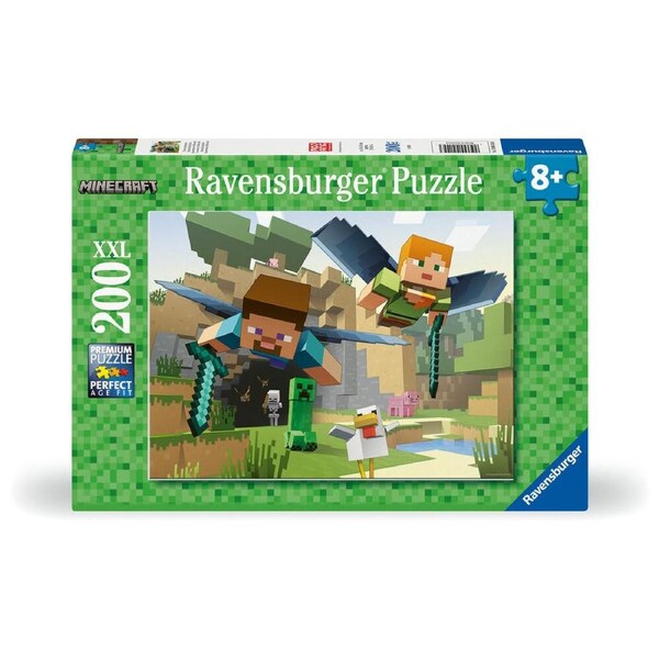 200pc Ravensburger WT Minecraft Floor Jigsaw Puzzle XXL Kids/Children 8y+