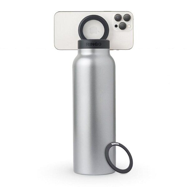 Ringo Water Bottle with Free Magnetic Booster Ring - Stainless, Large 950ml(32oz) [B2SS32LSC1]