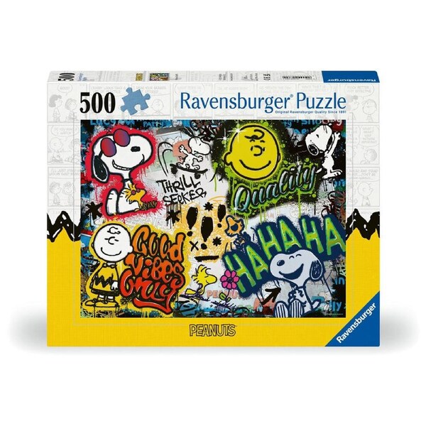 500pc Ravensburger Peanuts Graffiti Jigsaw Puzzle 49x36cm Kids/Family 12y+