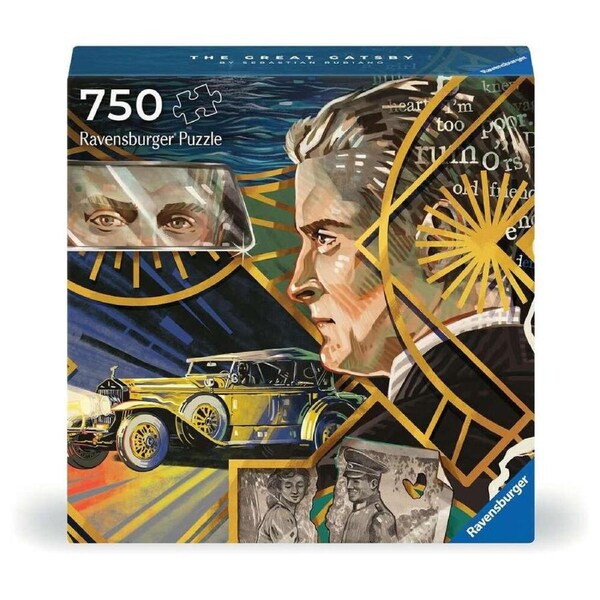 750pc Ravensburger Art & Soul The Great Gatsby Jigsaw Puzzle Teens 14y+