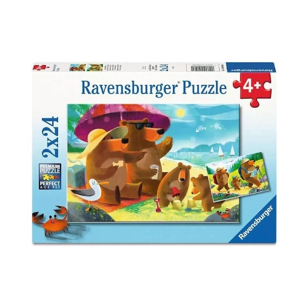 2x 24pc Ravensburger WT Camping/Travel Kids/Children Jigsaw Puzzle Toy 3y+