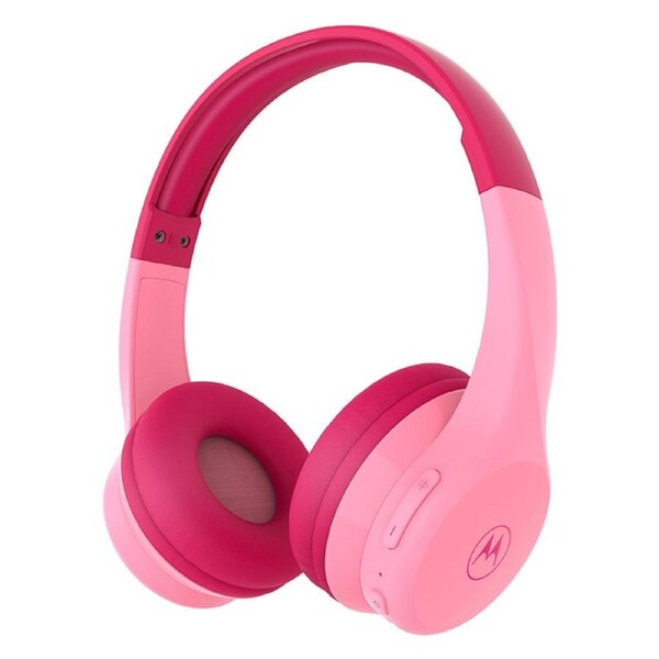 MOTO JR300 Kids Wireless Headphones - Pink