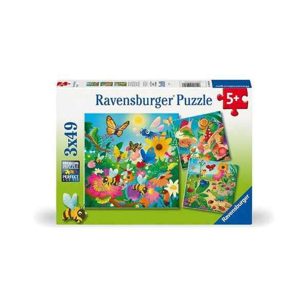 3x 49pc Ravensburger Bugs Bugs Bugs Kids/Children Jigsaw Puzzle 21cm 5y+