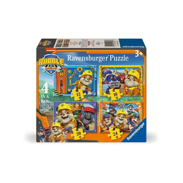 Ravensburger Rubble & Crew 4-In-1 Box Kids/Children Jigsaw Puzzle Play Toy 3y+
