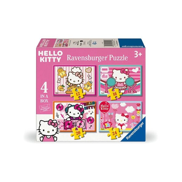 Ravensburger Hello Kitty 4-In-1 Box Kids/Children Jigsaw Puzzle 19x14cm 3y+