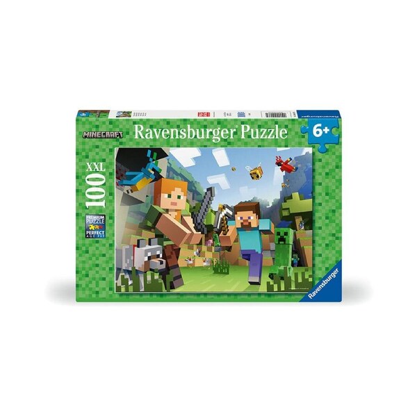100pc Ravensburger WT Minecraft Kids/Children Jigsaw Puzzle 49x36cm 6y+
