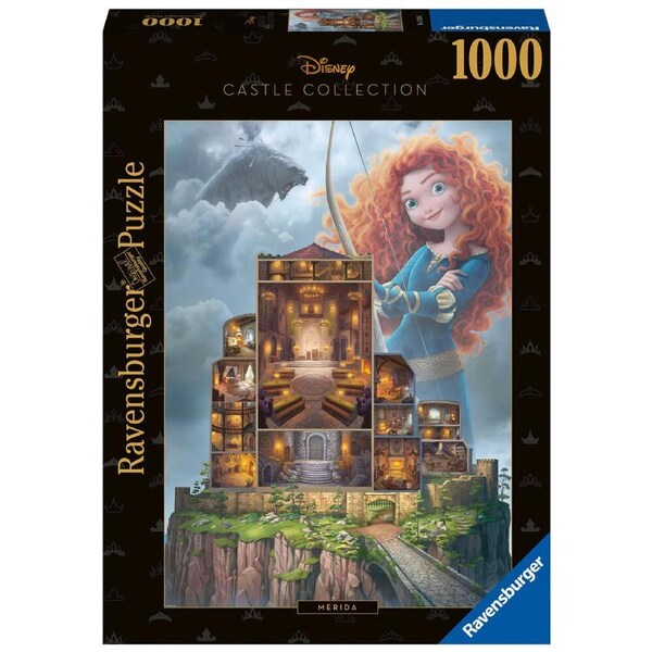 1000pc Ravensburger Disney Castles Merida Jigsaw Puzzle Game 70x50cm 12y+