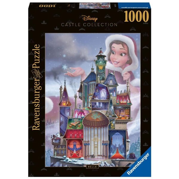 1000pc Ravensburger Disney Castles Belle Jigsaw Puzzle Game 70x50cm 12y+