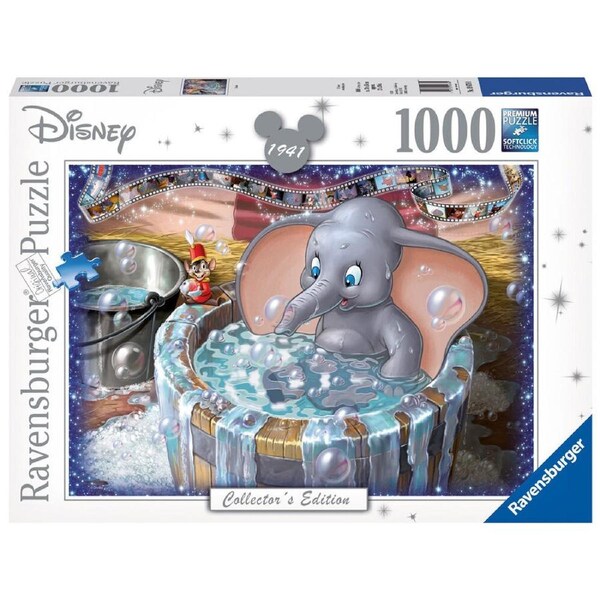 1000pc Ravensburger Disney Moments 1941 Dumbo Jigsaw Puzzle Game 70x50cm 14y+