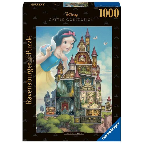1000pc Ravensburger Disney Castles Snow White Jigsaw Puzzle Game 70x50cm 12y+
