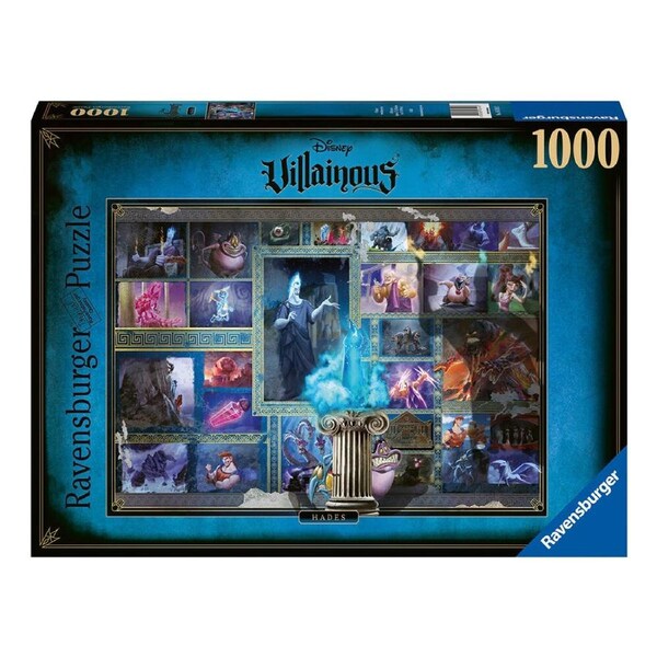 1000pc Ravensburger Disney Villainous Hades Jigsaw Puzzle Game 70x50cm 14y+