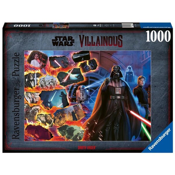 1000pc Ravensburger Star Wars Darth Vader Jigsaw Puzzle Game 70x50cm 12y+