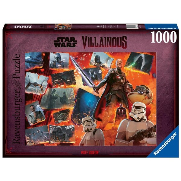 1000pc Ravensburger Star Wars Moff Gideon Jigsaw Puzzle Game 70x50cm 14y+