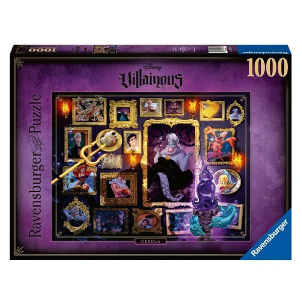1000pc Ravensburger Disney Villainous Ursula Jigsaw Puzzle 70x50cm 14y+