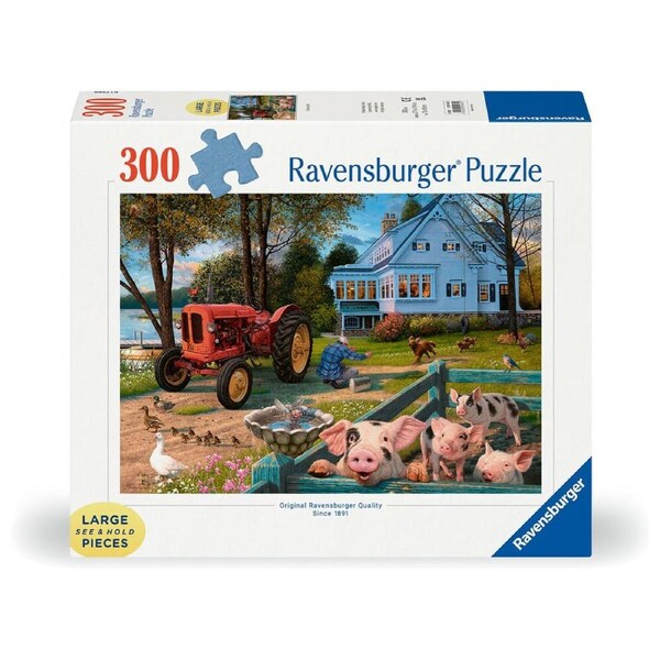 300pc Ravensburger Country Life Jigsaw Puzzle Kids/Teens Tabletop Game 9y+