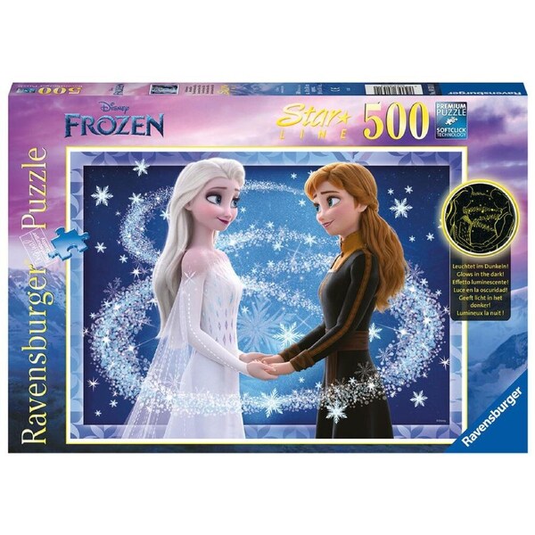 500pc Ravensburger Starline The Sisters Anna and Elsa Jigsaw Puzzle Game 14y+