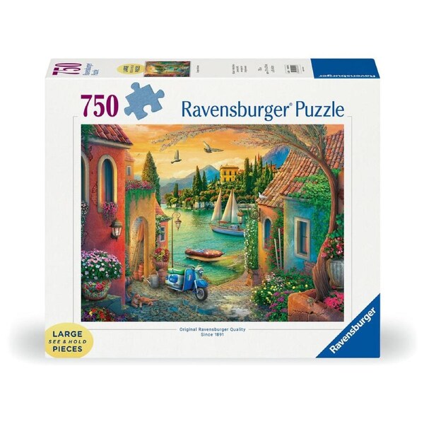 750pc Ravensburger European Villa Views Jigsaw Puzzle Kids Game 80x60cm 14y+