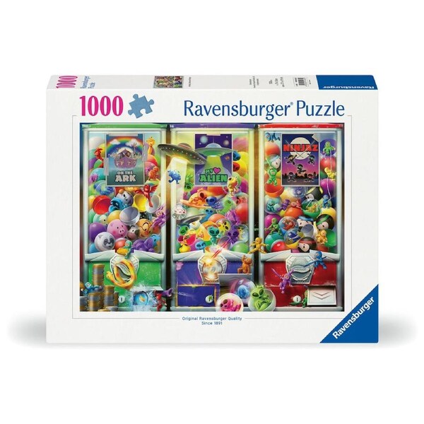 1000pc Ravensburger Animals Aliens and Ninjas Jigsaw Puzzle Game 70x50cm 14y+
