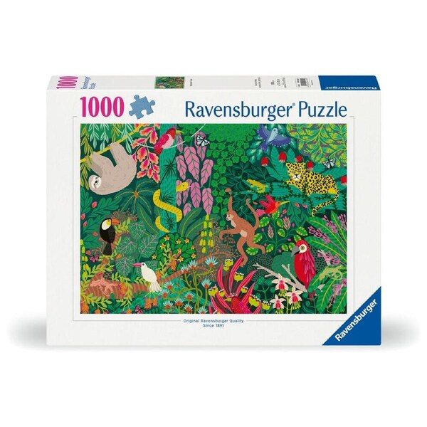 1000pc Ravensburger AT Magical Rain Forrest Jigsaw Puzzle Game 70x50cm 14y+