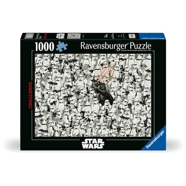 1000pc Ravensburger Challenge Star Wars Jigsaw Puzzle Game 70x50cm 14y+