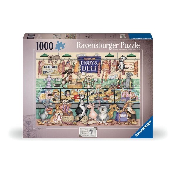1000pc Ravensburger Digby's Deli Jigsaw Puzzle Kids/Children Game 70x50cm 14y+