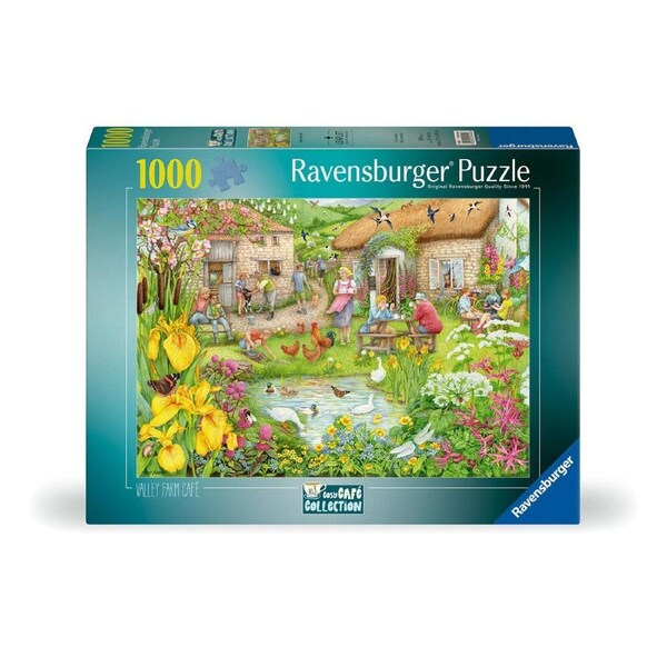 1000pc Ravensburger Cosy Cafe No3 Farm Cafe Jigsaw Puzzle Game 70x50cm 14y+