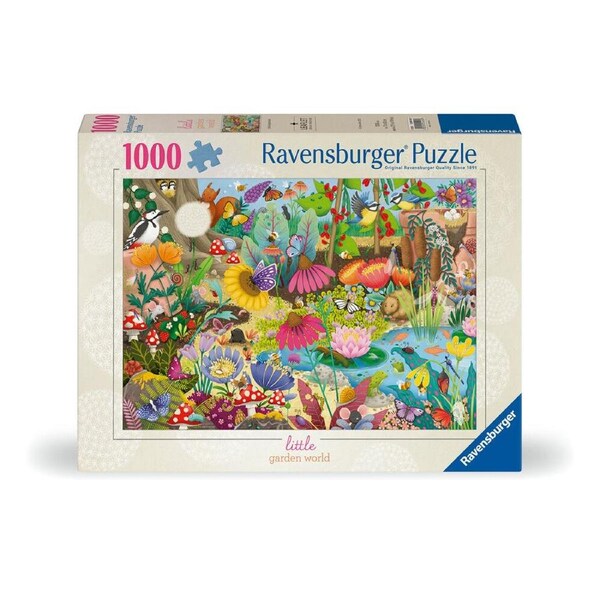 1000pc Ravensburger Little Garden World Jigsaw Puzzle Game 70x50cm 14y+