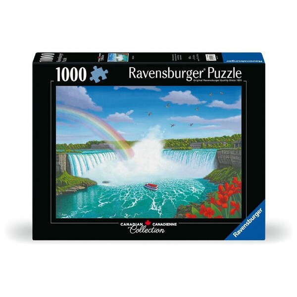 1000pc Ravensburger Niagara Falls Jigsaw Puzzle Kids/Children Game 70x50cm 14y+