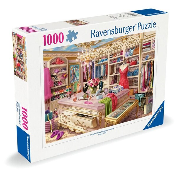 1000pc Ravensburger The Coveted Closet Jigsaw Puzzle Kids Game 70x50cm 14y+