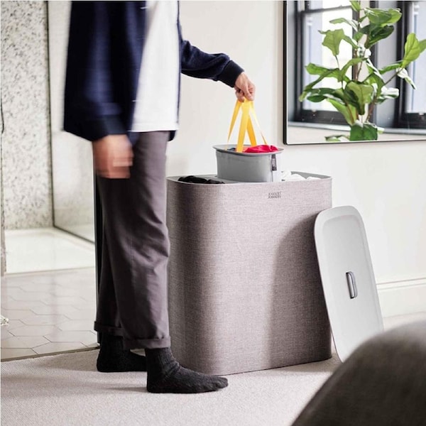 Joseph Joseph Tota Trio 90L Laundry Basket Grey