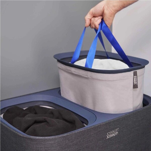 Joseph Joseph Tota 90L Laundry Basket Carbon Black
