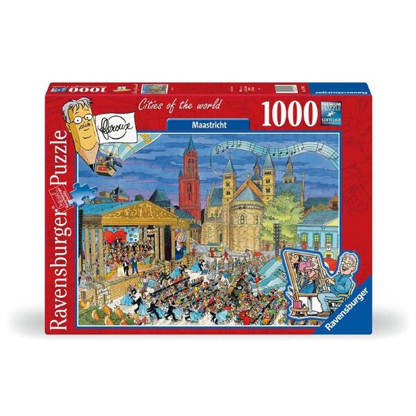 1000pc Ravensburger Maastricht Jigsaw Puzzle Kids/Children Game 70x50cm 14y+