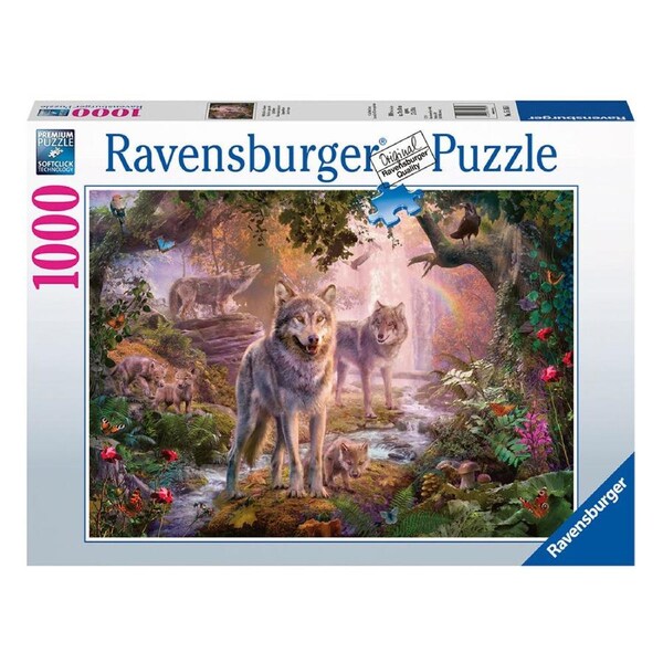 1000pc Ravensburger Summer Wolves Jigsaw Puzzle Kids/Children Game 70x50cm 14y+