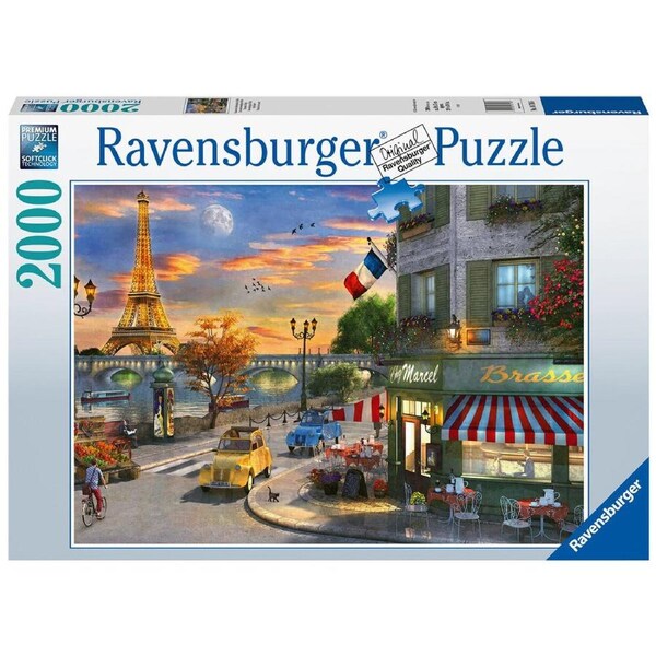 2000pc Ravensburger Paris Sunset Jigsaw Puzzle Teens/Family 98x75cm 14y+