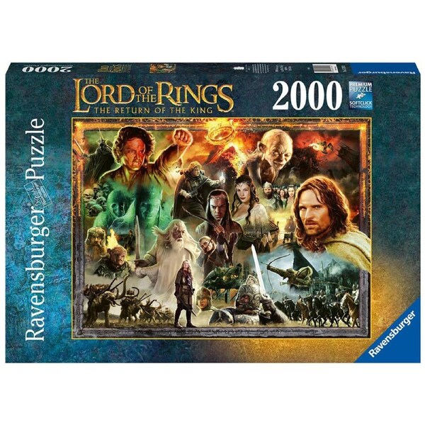 2000pc Ravensburger LOTR The Return Of The King Jigsaw Puzzle 98x75cm 14y+