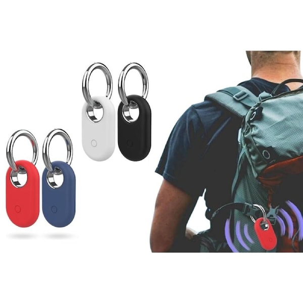 4Pcs Pet Collar Holders Silicone Shockproof Case for Samsung Galaxy SmartTag2-Style 1