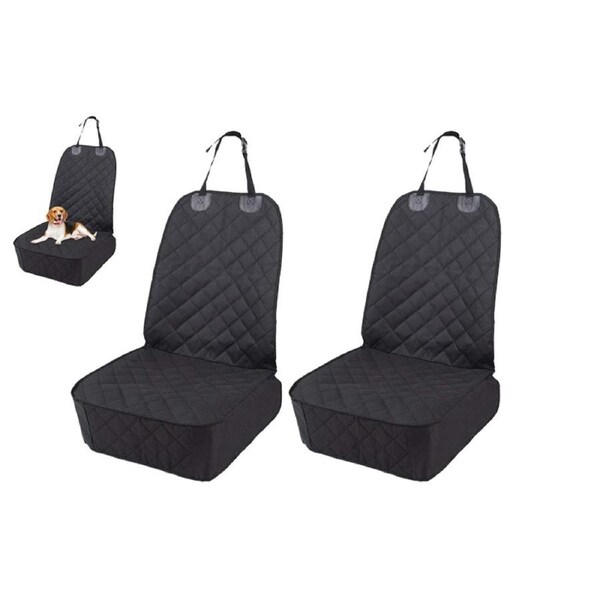 2Pcs For Dogs Durable Against Dirt Pet Fur Nonslip Washable Pet Car Seat Cover