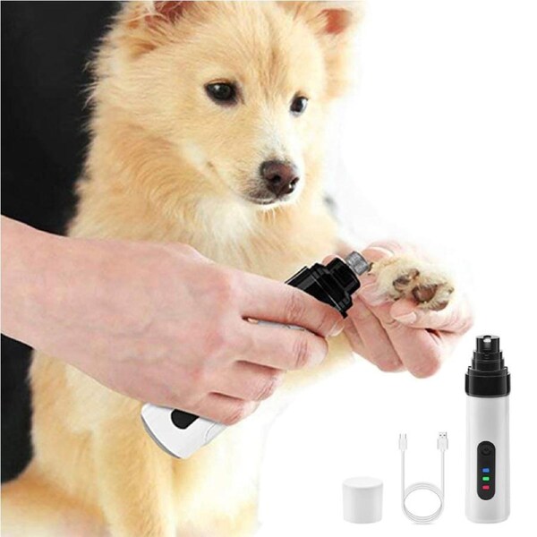 Silent Groom Pro Nail Grinder Rechargeable Pet Nail Trimmer Pet Paws Grooming Smoothing Tool