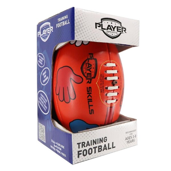 Player Sports Aussie Rules Skills Training Football Kids/Children Orange 3y+