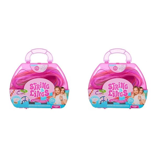 160pc Stringalings Bead DIY Jewelry/Bracelet Craft Kit Kids/Children 5y+