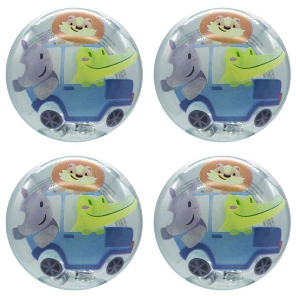 4pc Hello Sunshine Light Up Sensory Balls Baby Sensory Play Toys Assorted 6m+